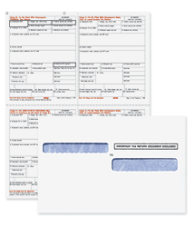 Bundle W2 Laser 4-Up pre-printed w/env.