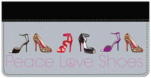 Peace, Love and Shoes Leather Cover
