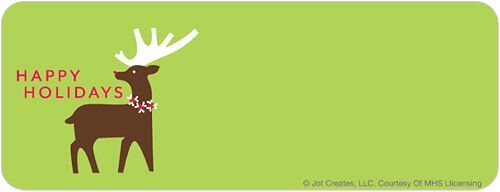 Holiday Stag Address Labels