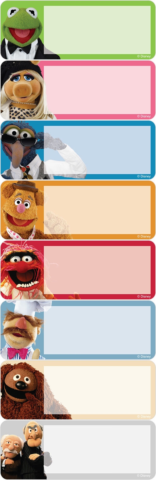 The Muppets Address Labels