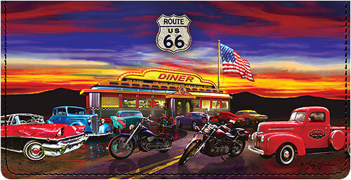 Route 66 Leather Cover