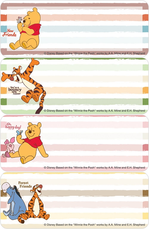 Labels Envelope Seals Winnie The Pooh Halloween Stickers