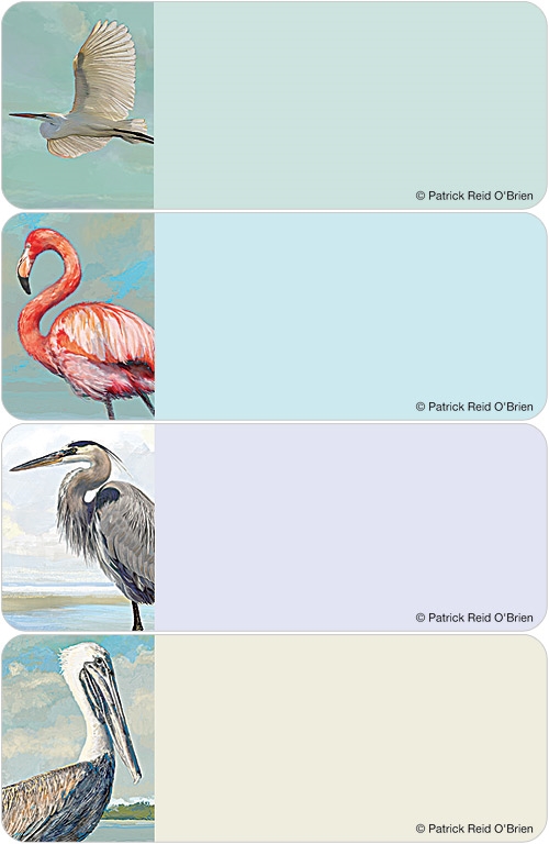 Shore Birds Labels