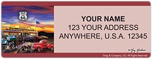Route 66 Address Labels
