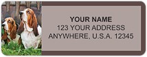 Basset Hound Address Labels