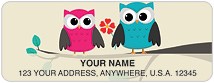 Whimsical Owls Address Labels Thumbnail