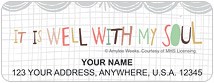 Think Happy Thoughts Address Labels